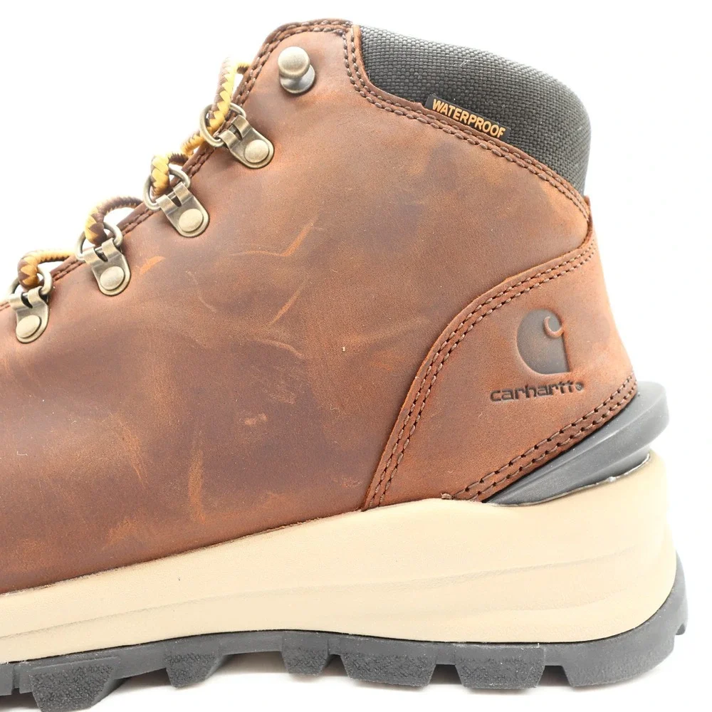 Carhartt Gilmore Work Boots Mens 10 M Brown Leather Alloy Toe Waterproof NWT
